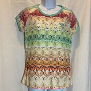 Adidas FARM Rio “Rainbow Butterfly” print - women size-S